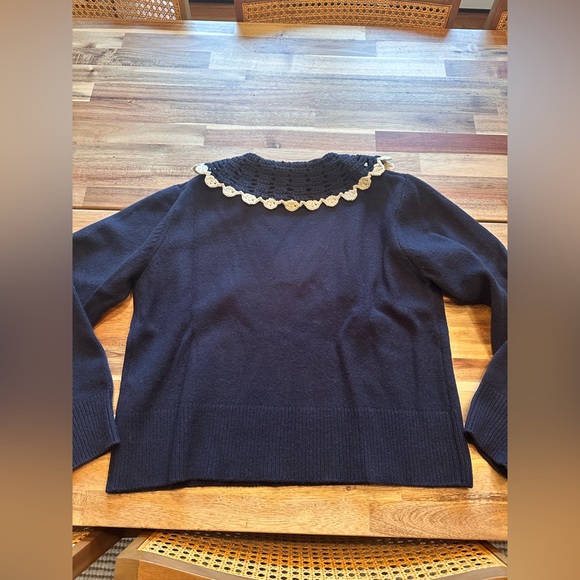 SANDRO Peter Pan Collared Sweater - Picture 5 of 5